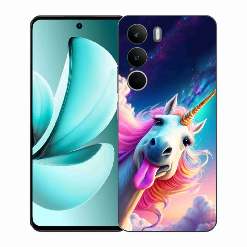 Gél borítás mmCase a Realme C71 készülékhez - őrült egyszarvú