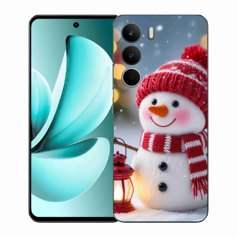 Gél borítás mmCase a Realme C71 készülékhez - hóember 2