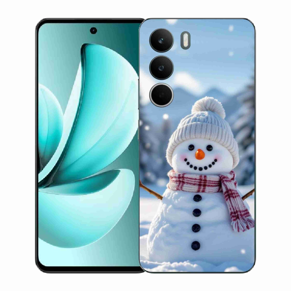 Gél borítás mmCase a Realme C71 készülékhez - hóember 3