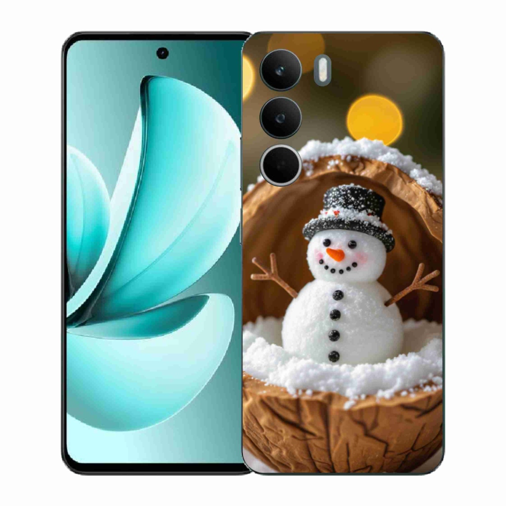 Gél borítás mmCase a Realme C71 készülékhez - hóember 4
