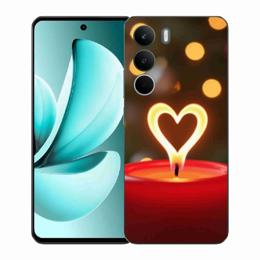 Gél borítás mmCase a Realme C71 készülékhez - a láng szíve