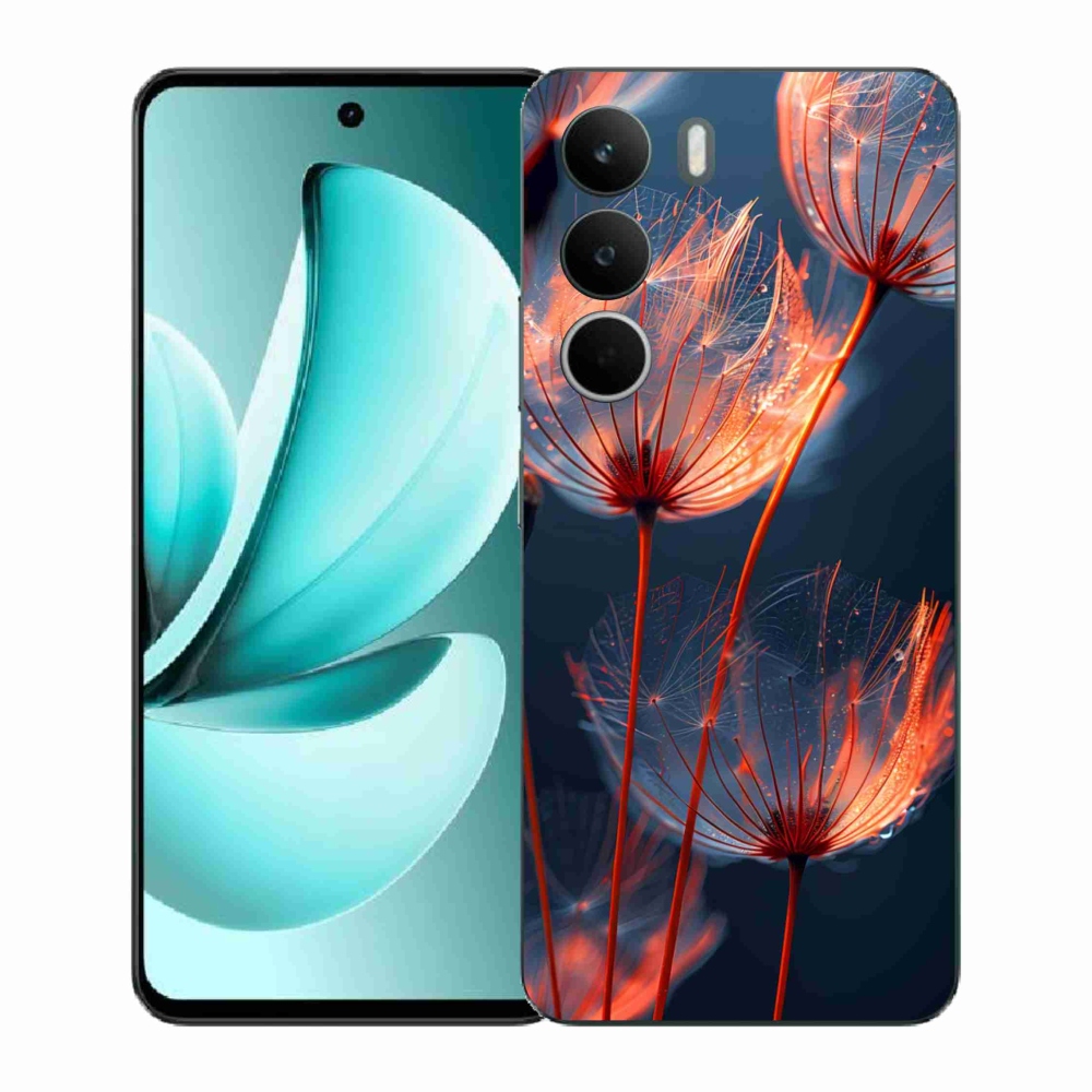 Gél borító mmCase a Realme C71 készülékhez - világító pehely