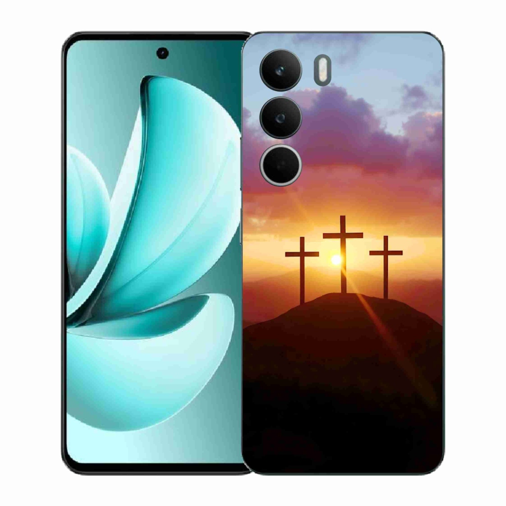 Zselés borító mmCase a Realme C71 készülékhez - három kereszt