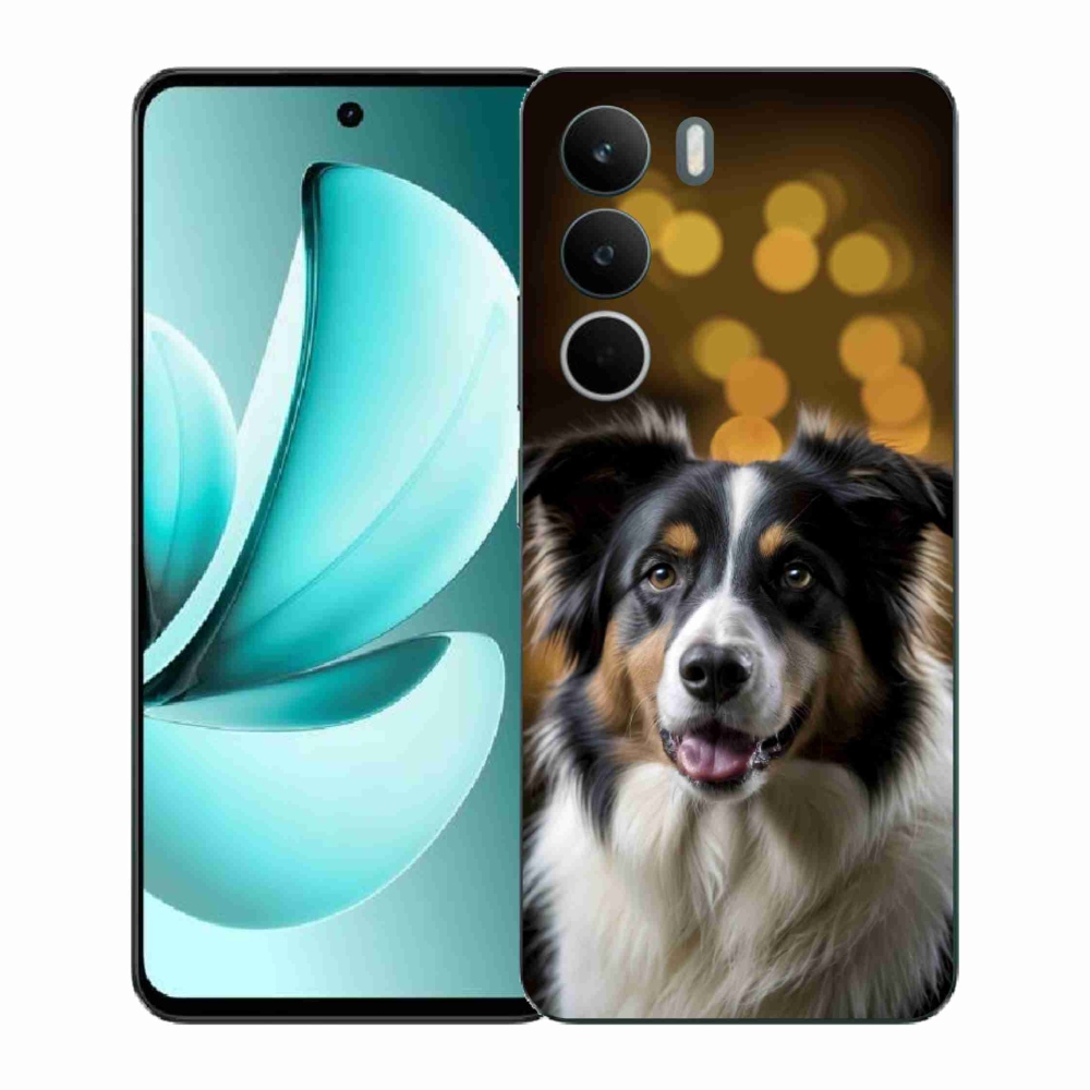Gél borító mmCase a Realme C71 készülékhez - mosolygós ausztrál juhászkutya