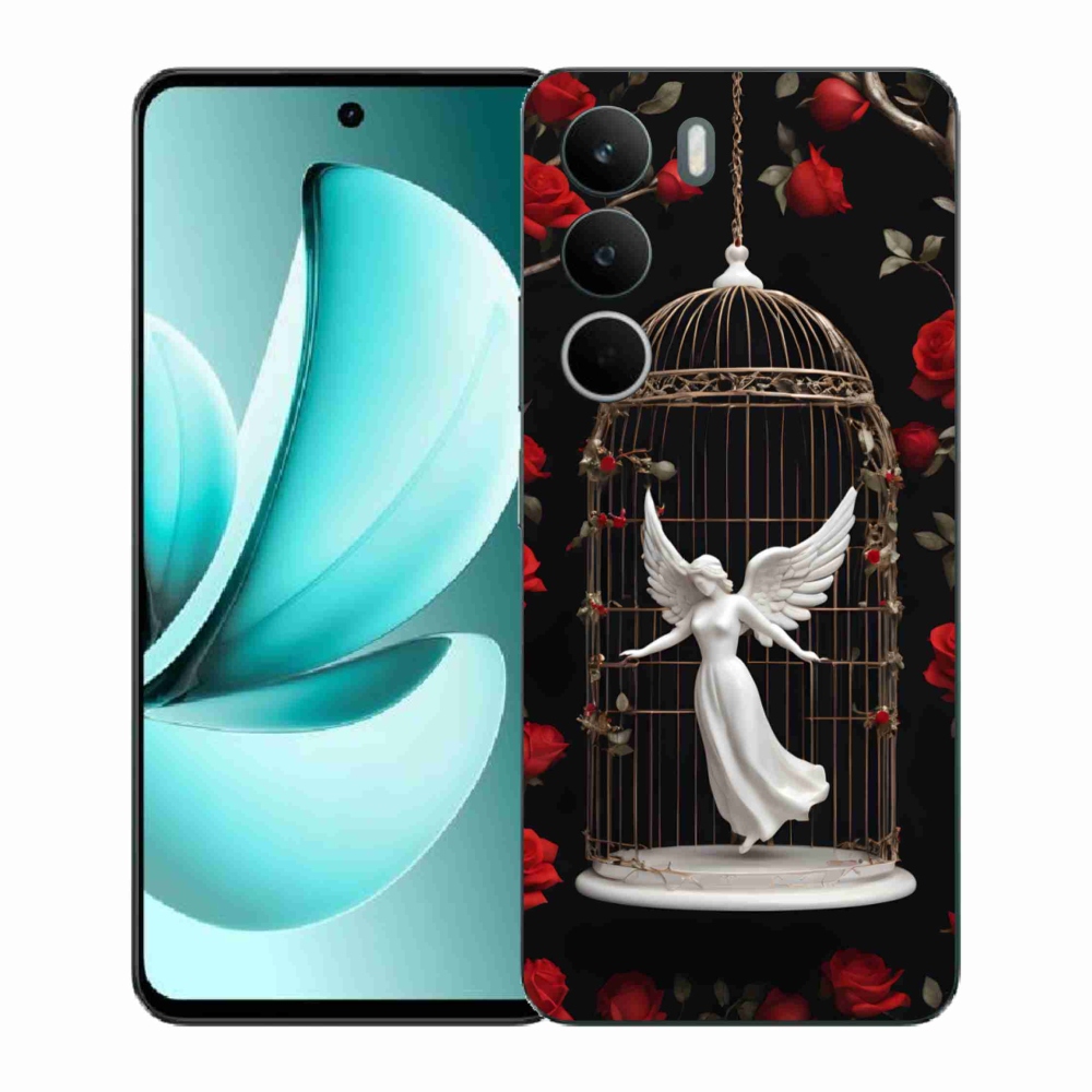Zselés borítás mmCase a Realme C71 készülékhez - csapdába esett angyal