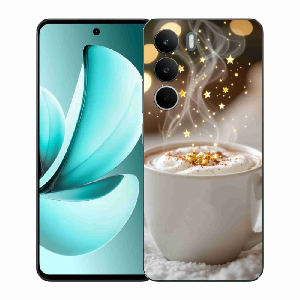 Gél borítás mmCase a Realme C71 készülékhez - Karácsonyi forró ital