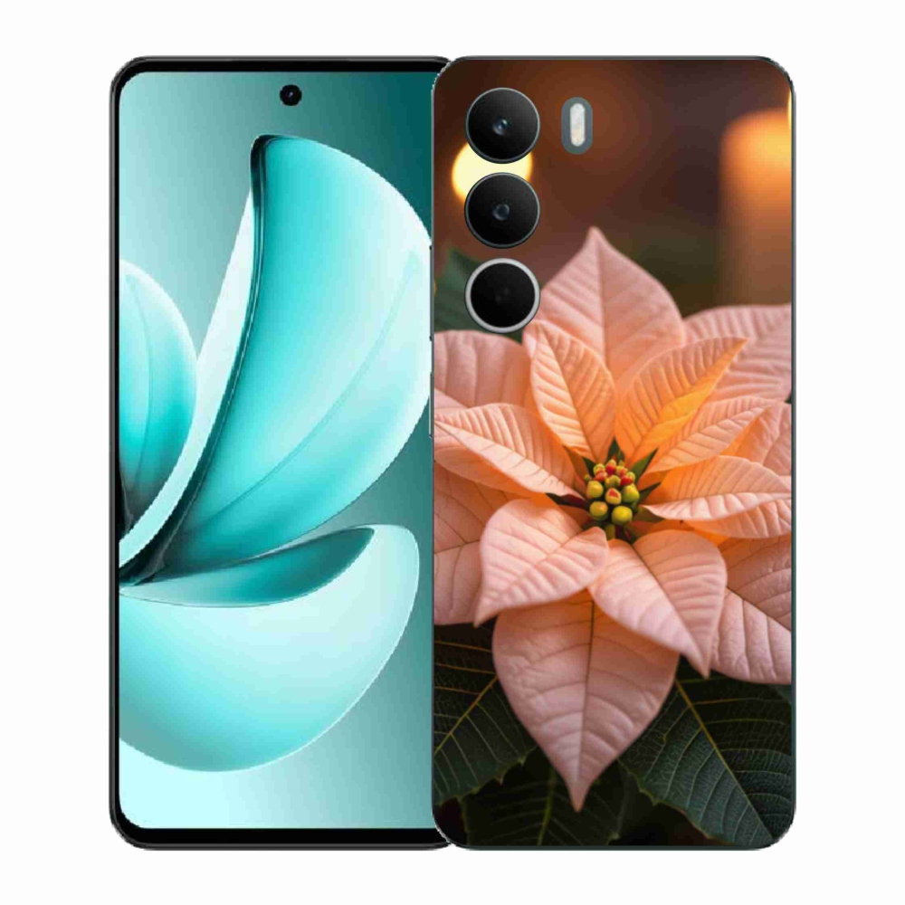 Gél borító mmCase a Realme C71 készülékhez - mikulásvirág