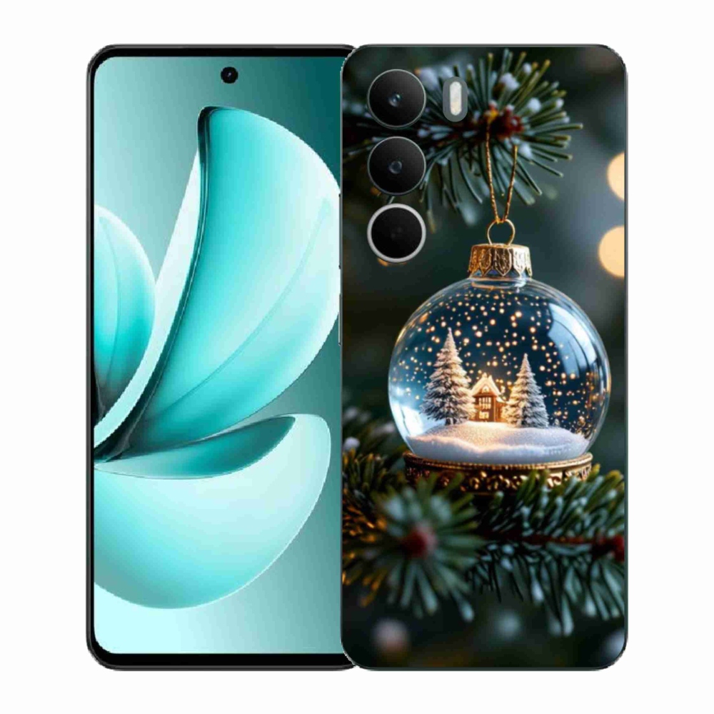 Gél borítás mmCase a Realme C71-hez - Karácsonyi gömb 2