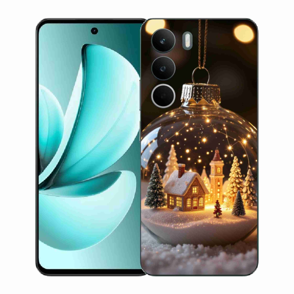 Gél borító mmCase a Realme C71-hez - karácsonyi gömb 3