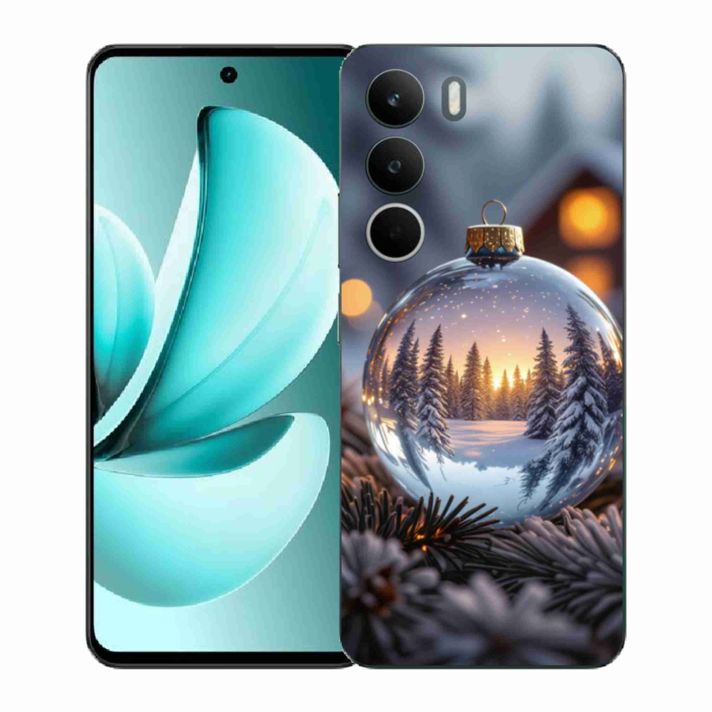 Gél borítás mmCase a Realme C71 készülékhez - karácsonyi dekoráció