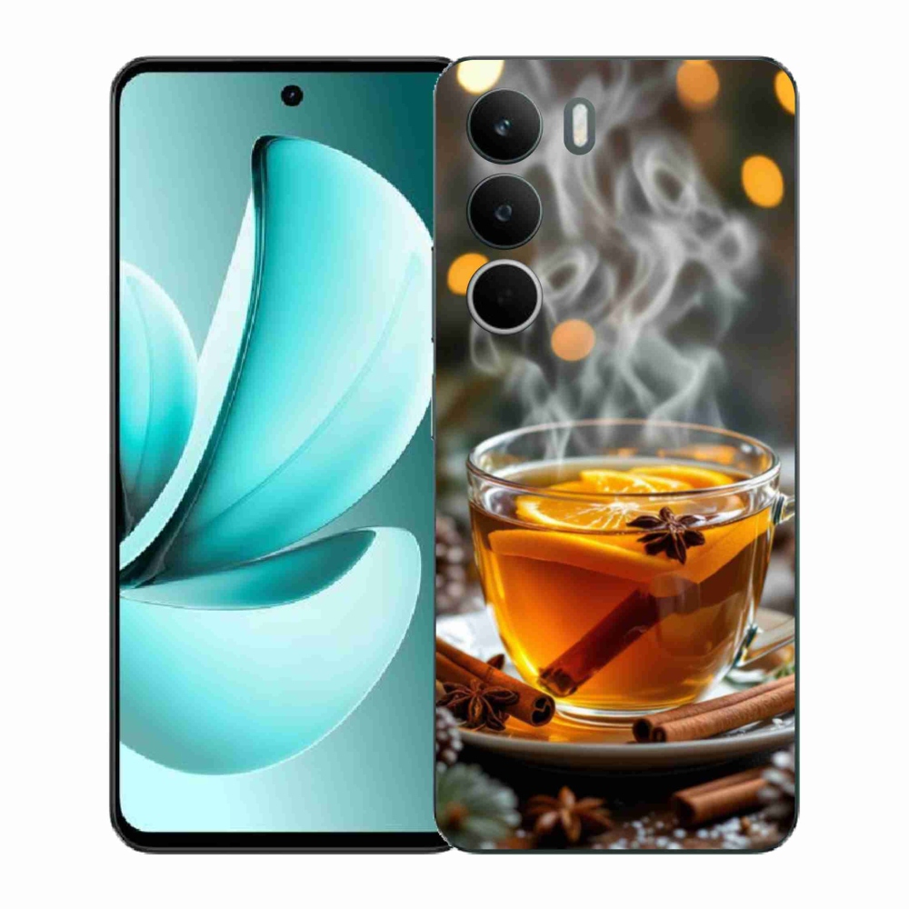 Gél borítás mmCase a Realme C71 készülékhez - karácsonyi lyukasztás