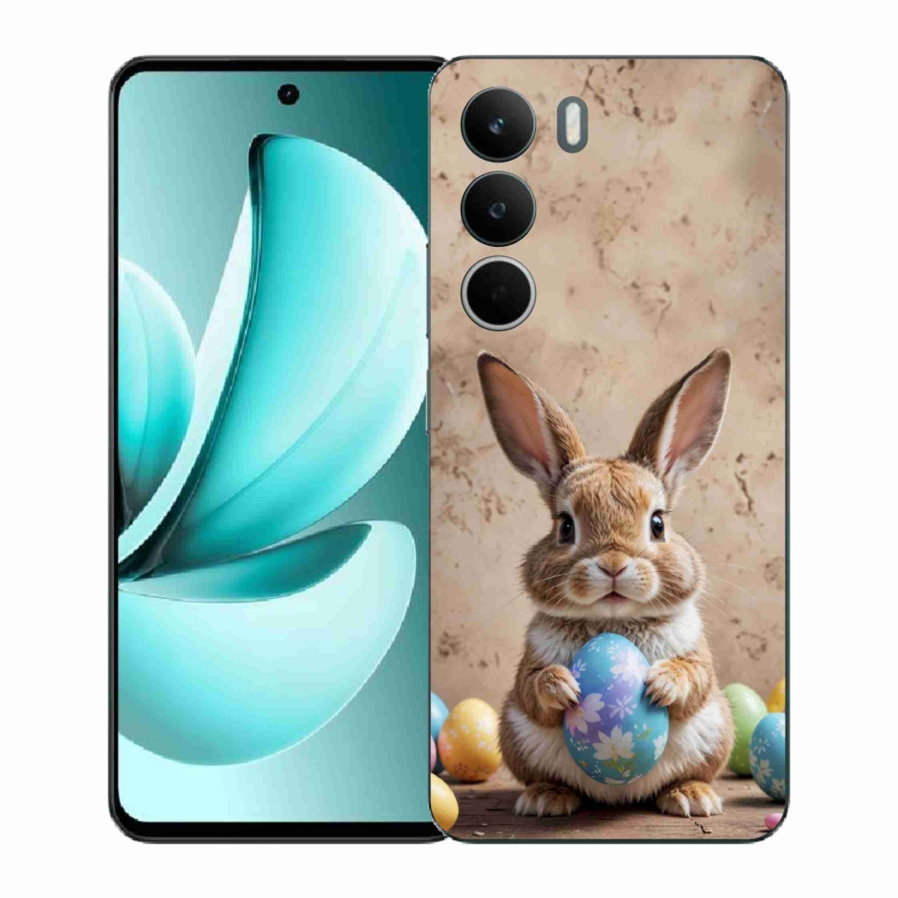 Gél borítás mmCase a Realme C71 készülékhez - Húsvéti nyuszi