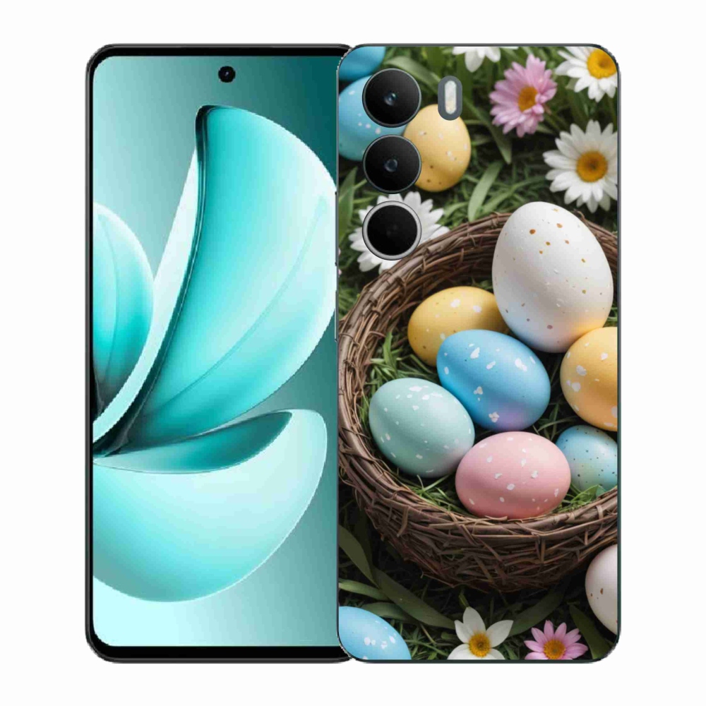 Gél borítás mmCase a Realme C71 készülékhez - Húsvéti tojások 2