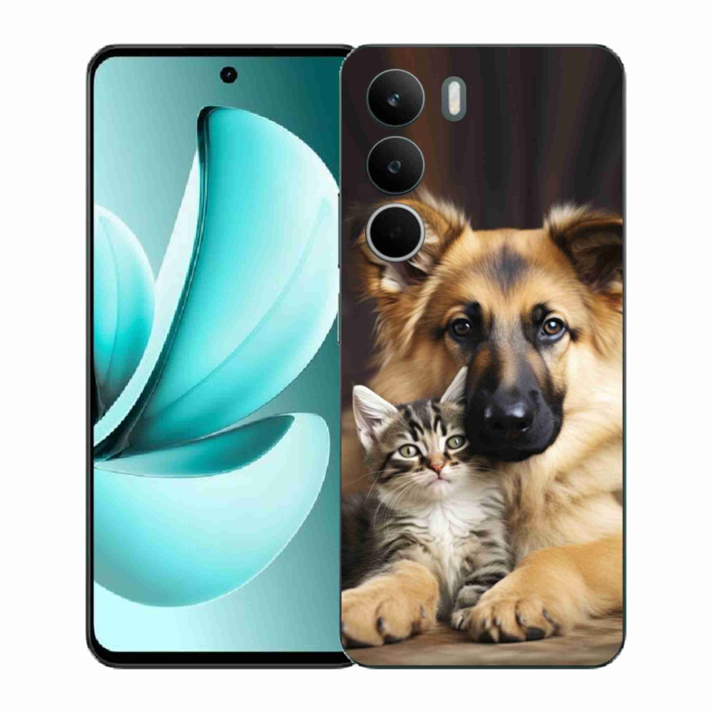 Zselés borítás mmCase a Realme C71 készülékhez - állatbarátság