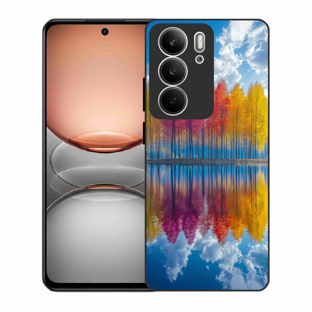Gél borító mmCase a Realme C75 készülékhez - színes fák