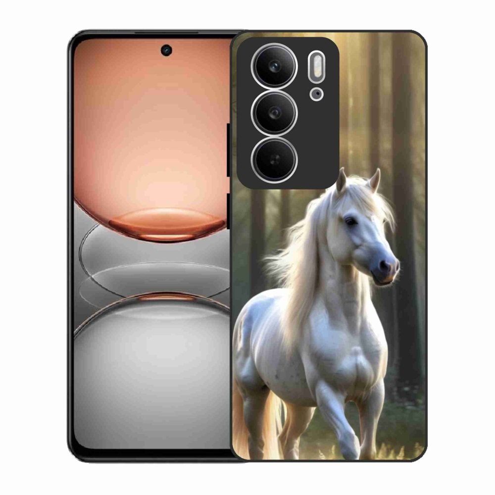 Zselés borítás mmCase a Realme C75 készülékhez - fehér ló 3