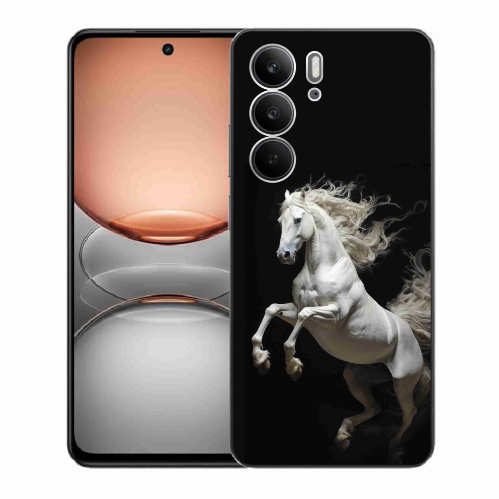 Zselés borítás mmCase a Realme C75 készülékhez - fehér ló 4