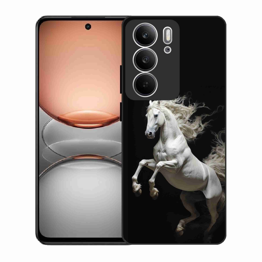 Zselés borítás mmCase a Realme C75 készülékhez - fehér ló 4