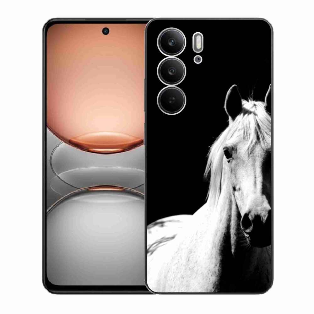 Zselés borítás mmCase a Realme C75 készülékhez - fehér ló 5