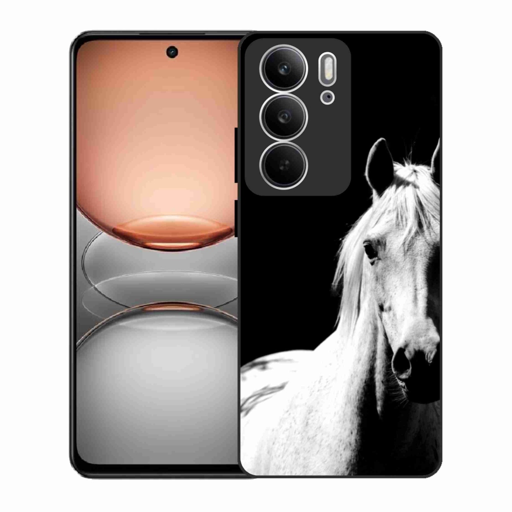 Zselés borítás mmCase a Realme C75 készülékhez - fehér ló 5