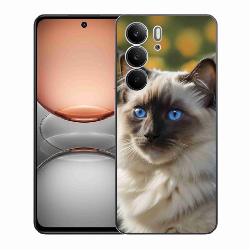 Zselés borító mmCase a Realme C75 készülékhez - fehér rongybaba