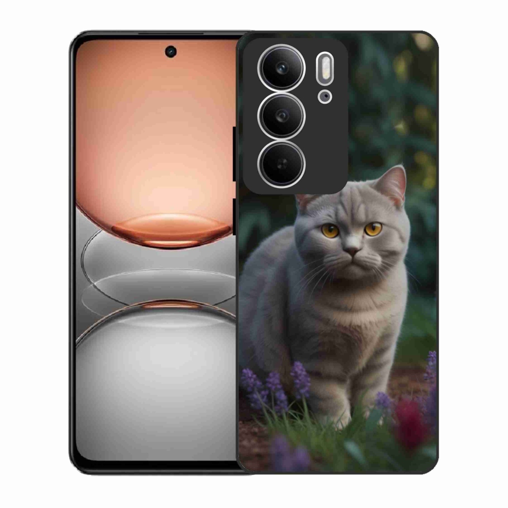 Zselés borítás mmCase a Realme C75 készülékhez - brit macska