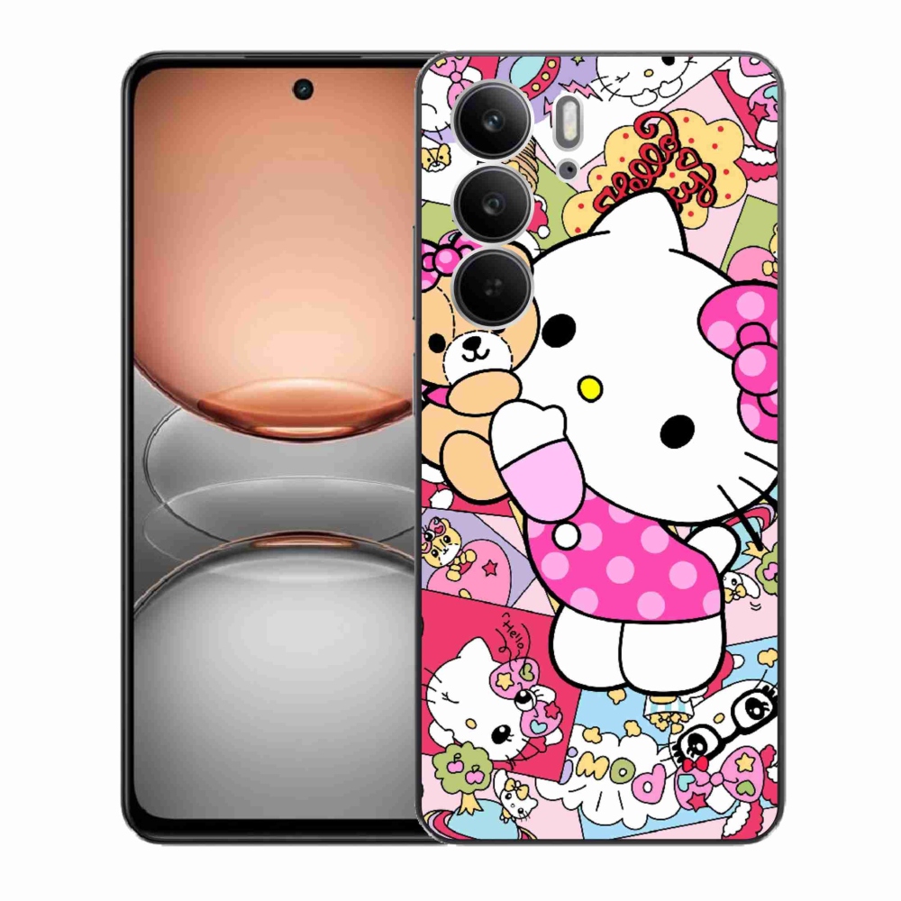 mmCase gélhuzat a Realme C75-hez – aranyos cica