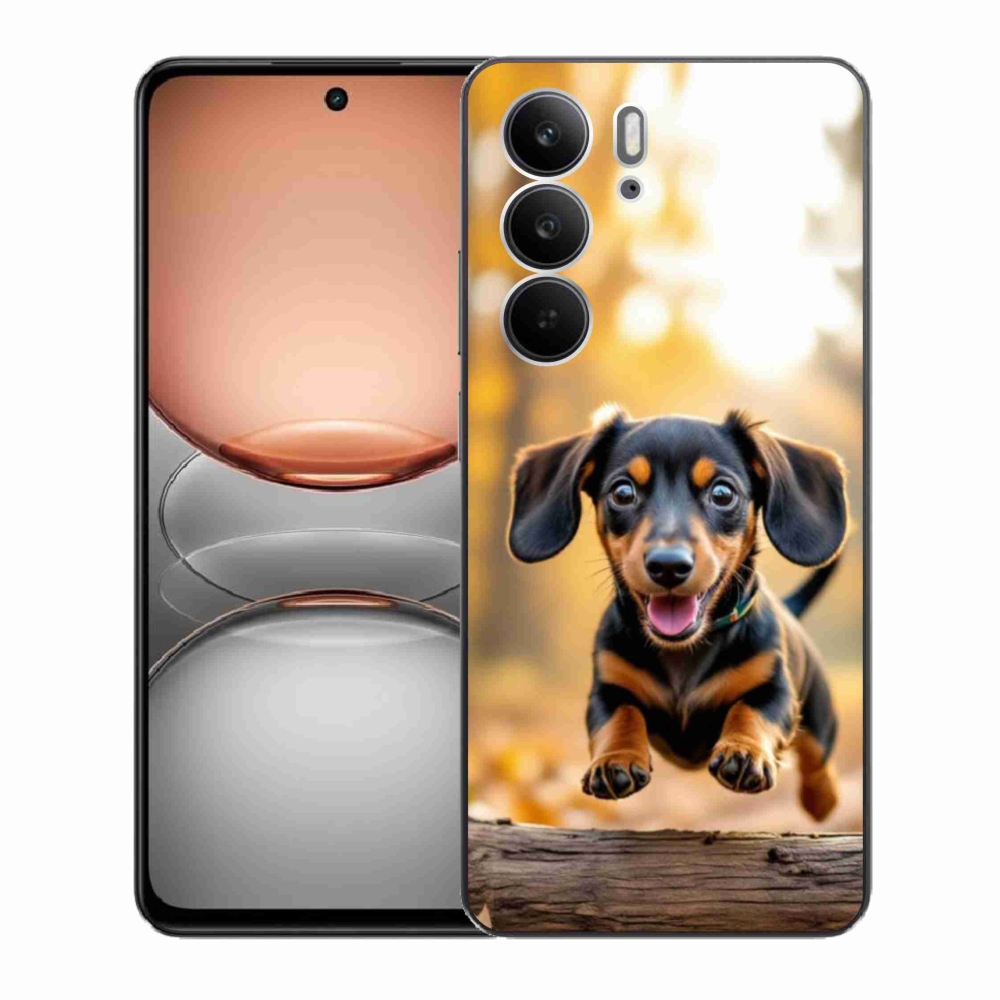 Zselés borítás mmCase a Realme C75 készülékhez - tacskó 2