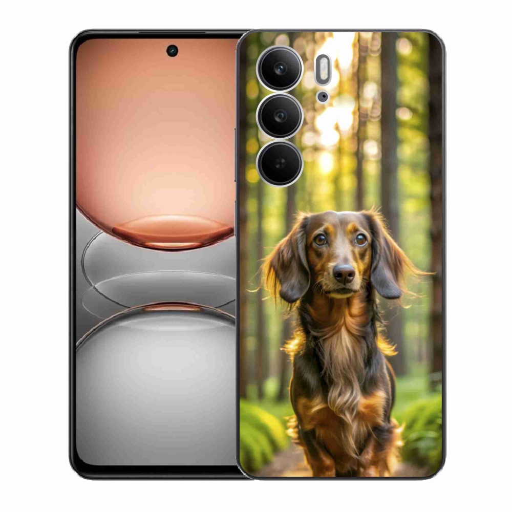 Zselés borítás mmCase a Realme C75 készülékhez - tacskó 4