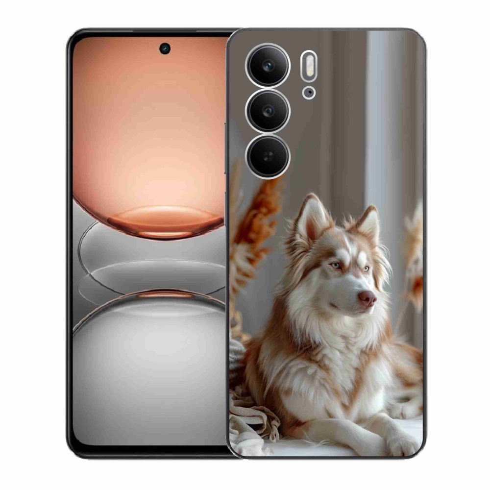 mmCase géltok a Realme C75-hez – nyugodt szibériai husky