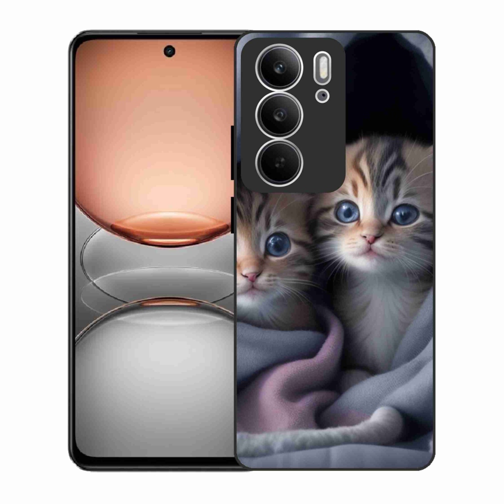 Gél borítás mmCase a Realme C75 készülékhez - cat duo 2