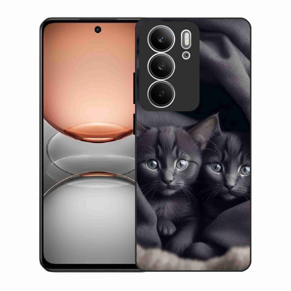 Zselés borítás mmCase a Realme C75 készülékhez - cat duo