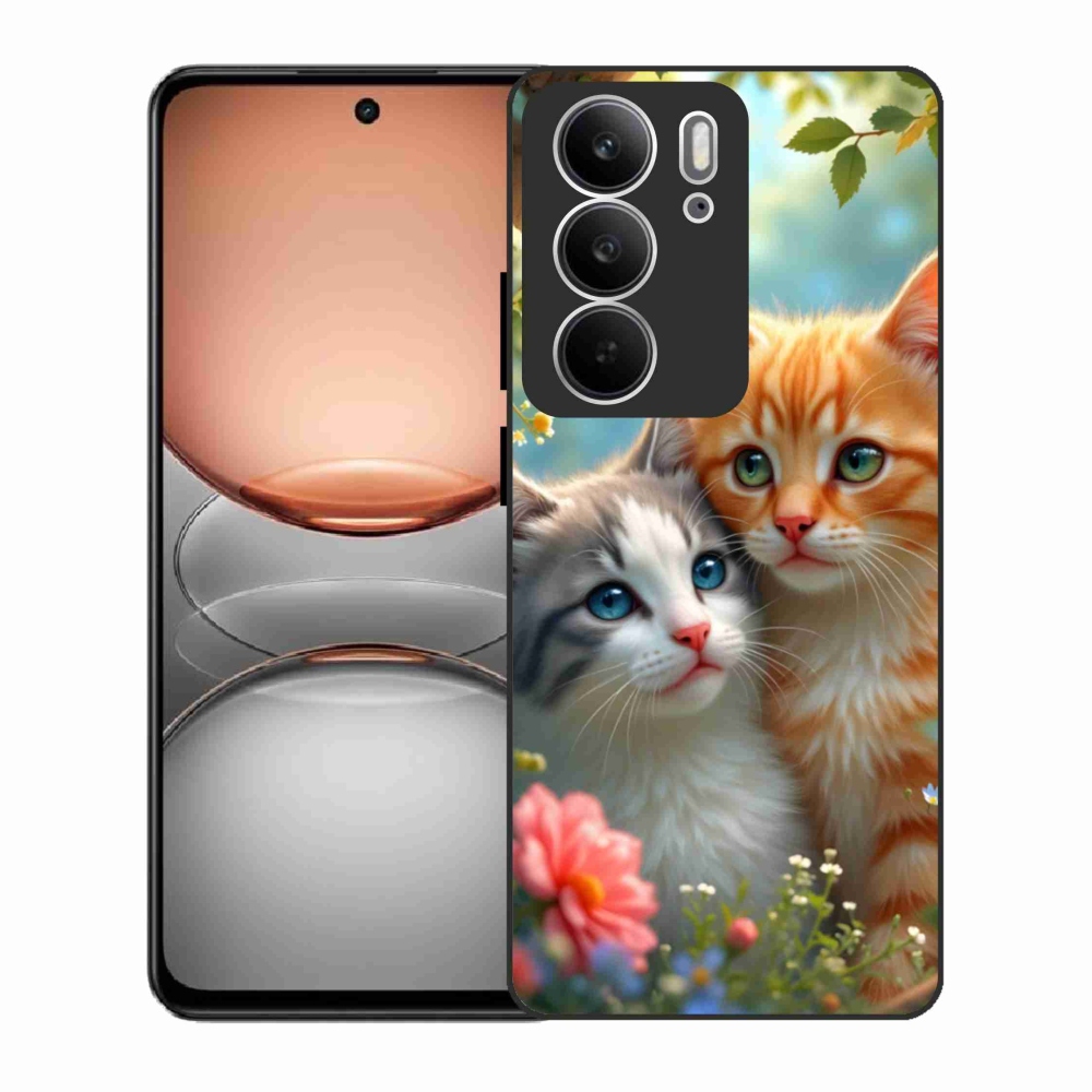 Gél borító mmCase a Realme C75 készülékhez - cat love 2