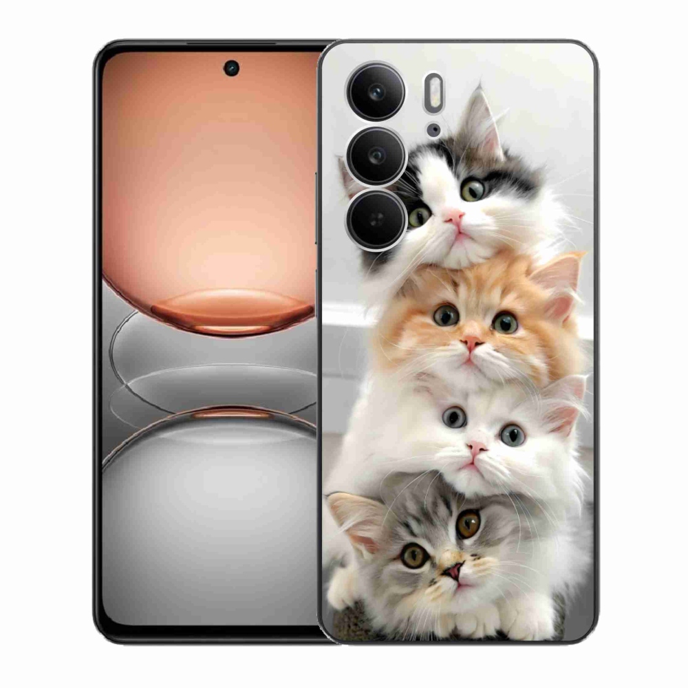 Zselés borítás mmCase a Realme C75 készülékhez - cat csoport