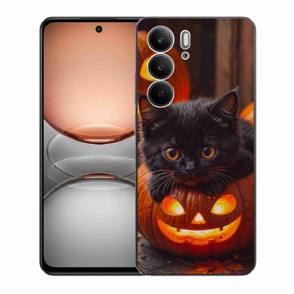 Gél borítás mmCase a Realme C75 készülékhez - cica és tök