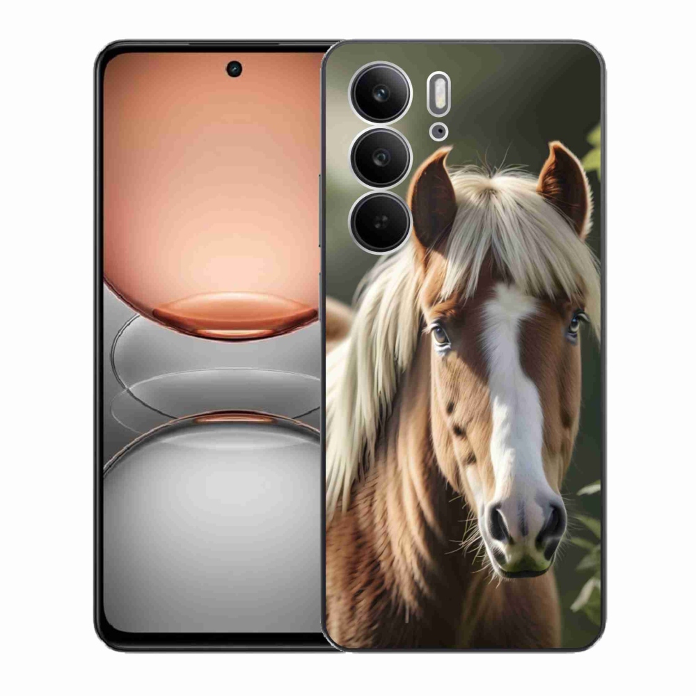 mmCase géltok a Realme C75-hez – világos sörényű ló