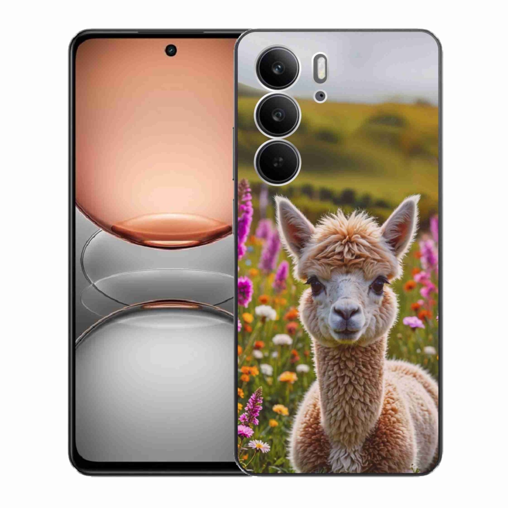mmCase géltok a Realme C75-hez – láma a réten