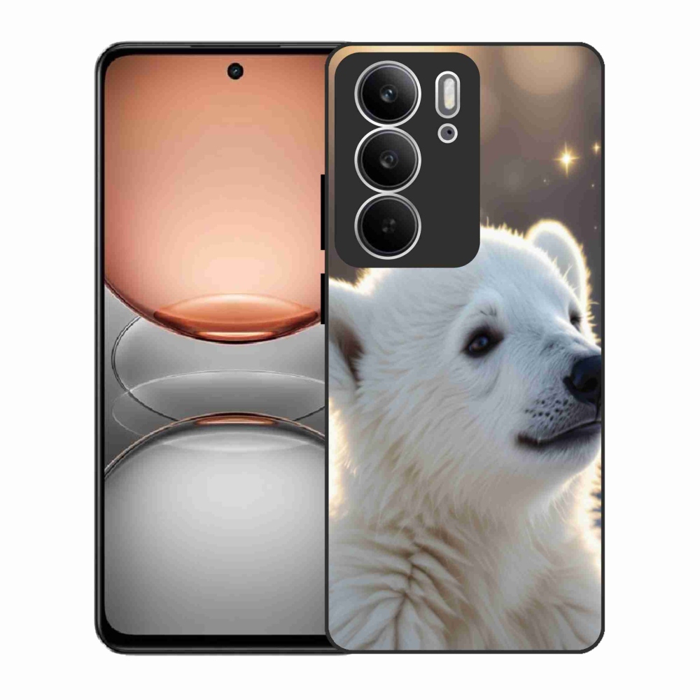 Zselés borítás mmCase a Realme C75 készülékhez - jegesmedve