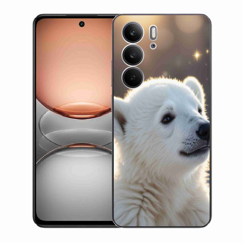 Zselés borítás mmCase a Realme C75 készülékhez - jegesmedve