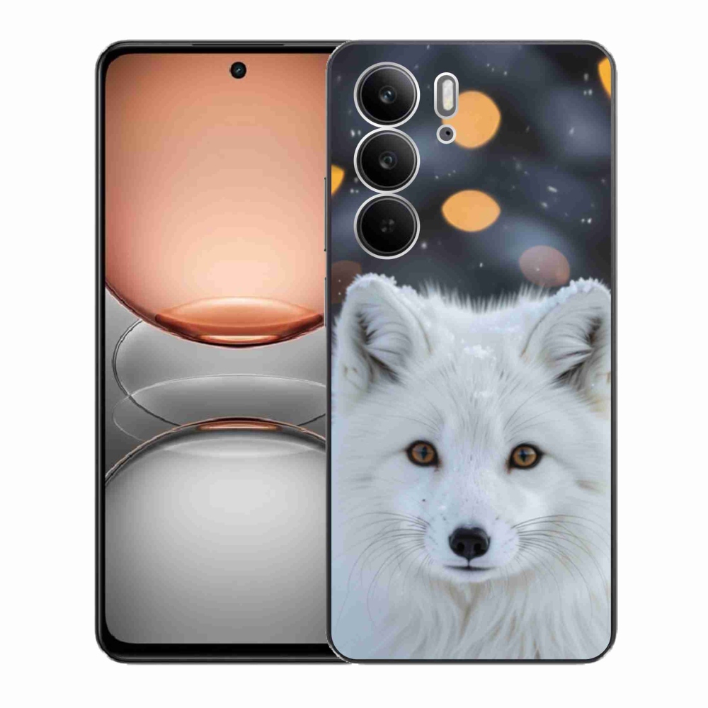 Zselés borítás mmCase a Realme C75 készülékhez - polár róka