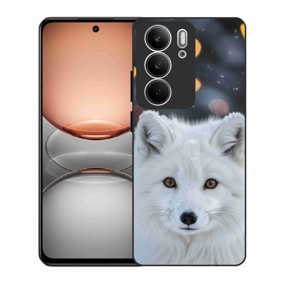 Zselés borítás mmCase a Realme C75 készülékhez - polár róka