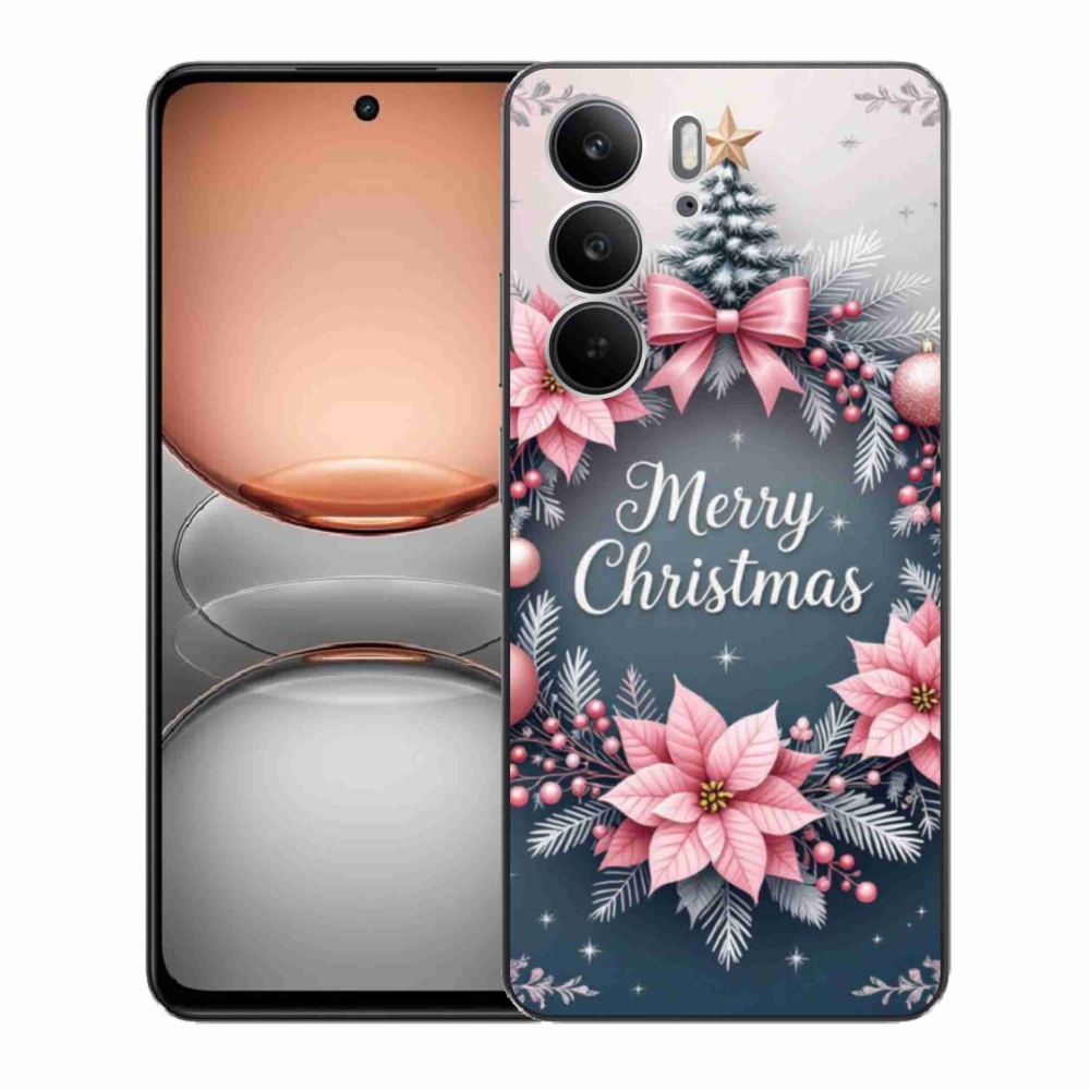 Gél borító mmCase a Realme C75-hez - boldog karácsonyt!