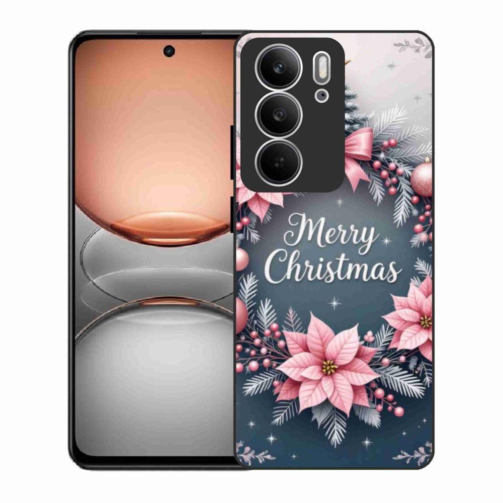 Gél borító mmCase a Realme C75-hez - boldog karácsonyt!