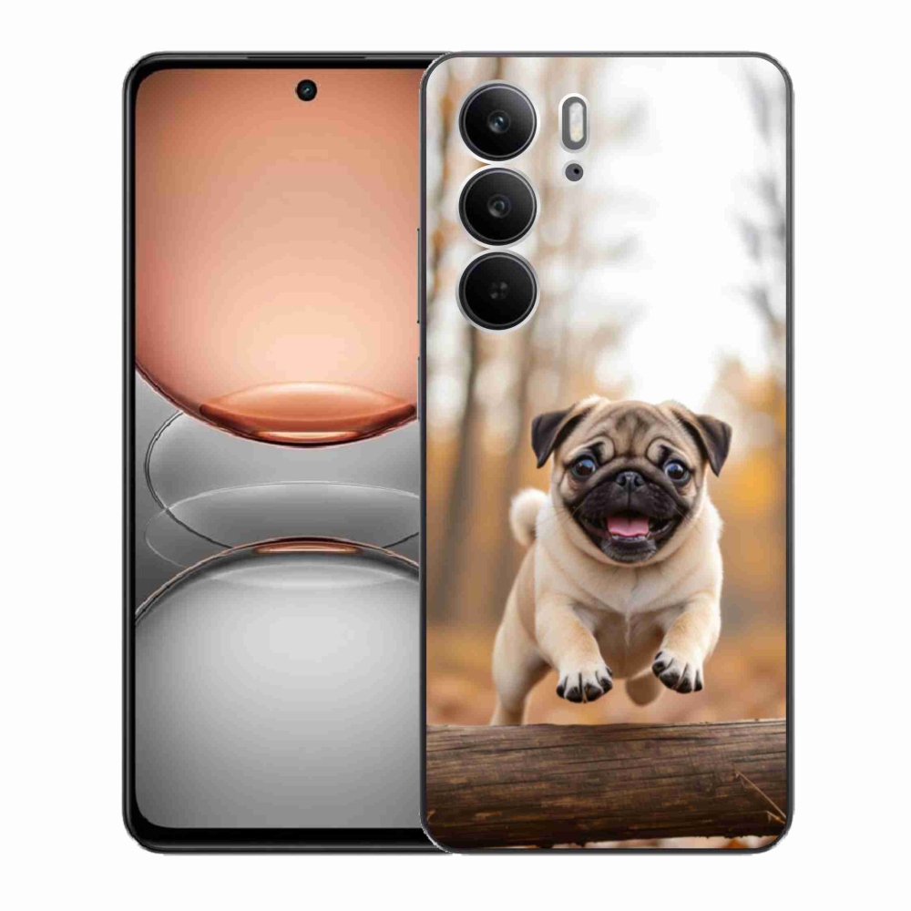 Zselés borító mmCase a Realme C75 készülékhez - mopsz 2