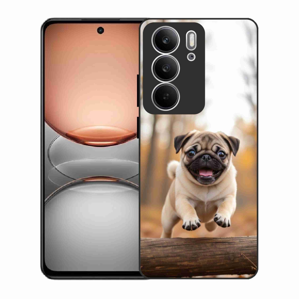 Zselés borító mmCase a Realme C75 készülékhez - mopsz 2