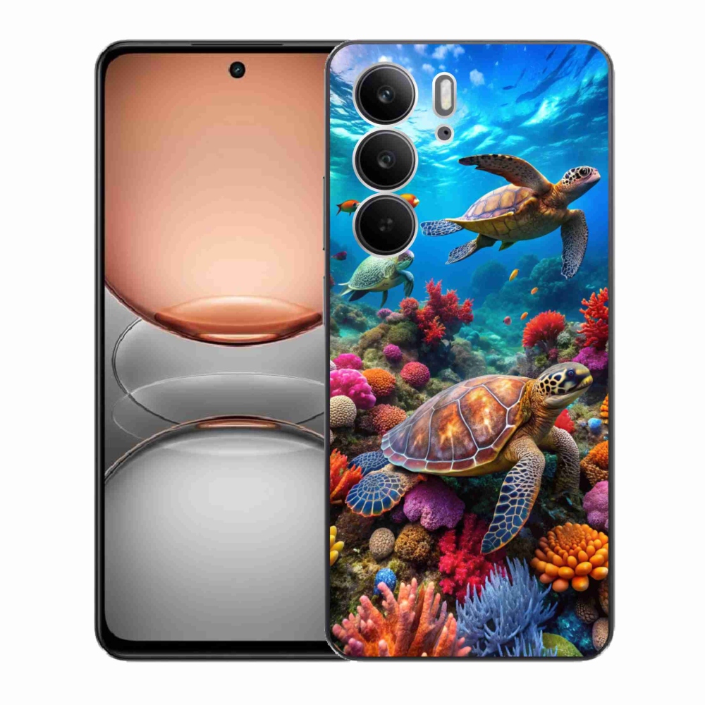Zselés borítás mmCase a Realme C75 készülékhez - Sea World 2