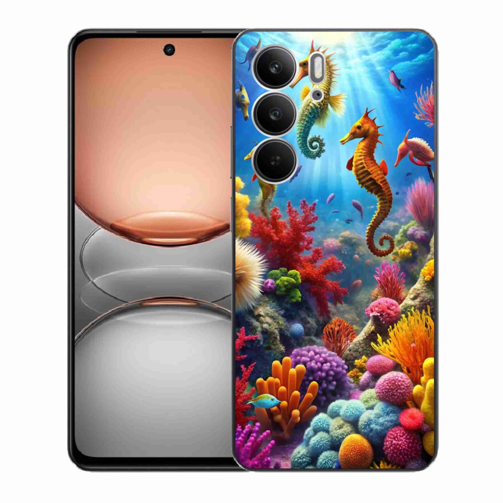 Gél borítás mmCase a Realme C75 készülékhez - Sea World 3