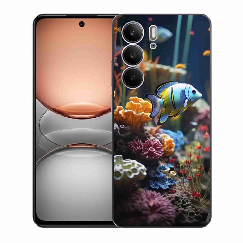 Gél borítás mmCase a Realme C75 készülékhez - Sea World 5
