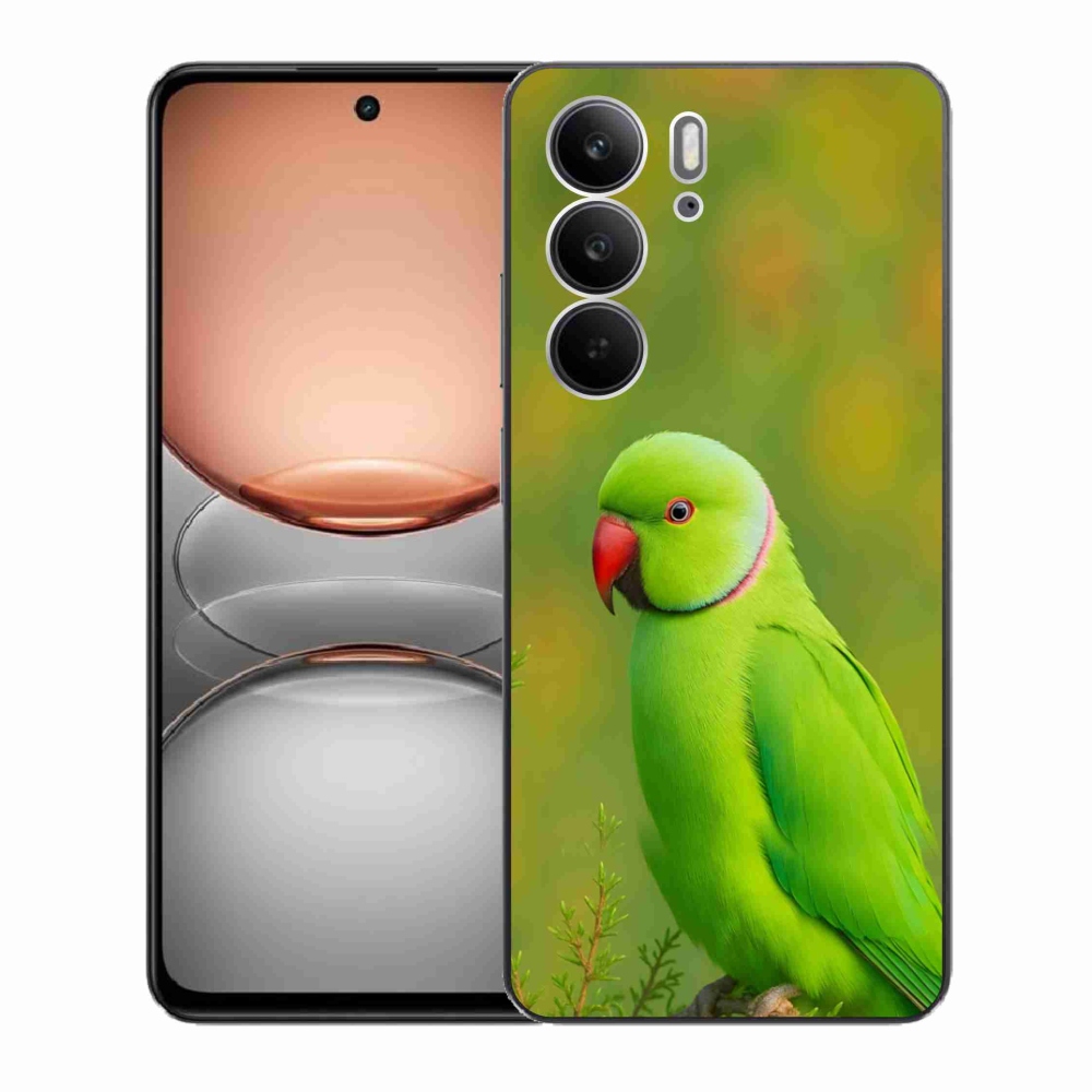 Zselés borítás mmCase a Realme C75 készülékhez - papagáj Alexander 2