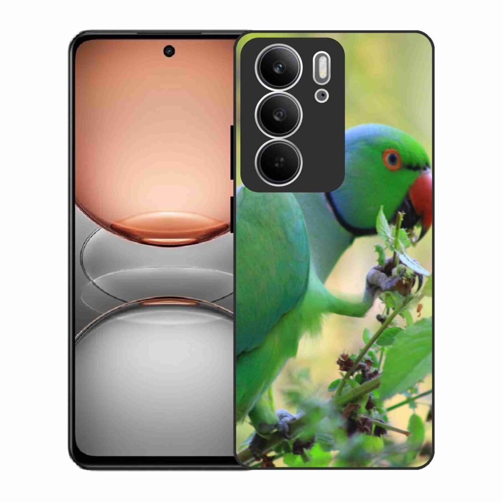 Zselés borítás mmCase a Realme C75 készülékhez - papagáj alexandr